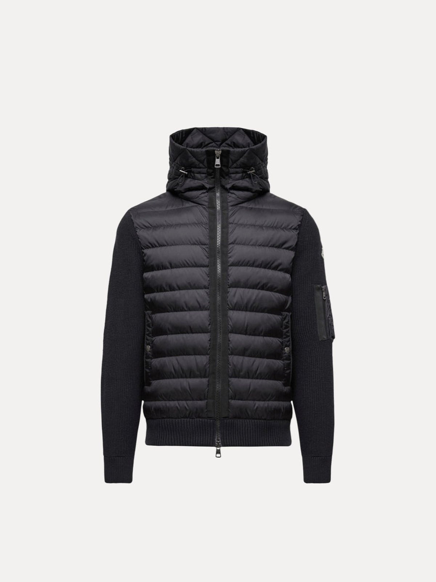 Padded Zip-Up Cardigan (hooded)
