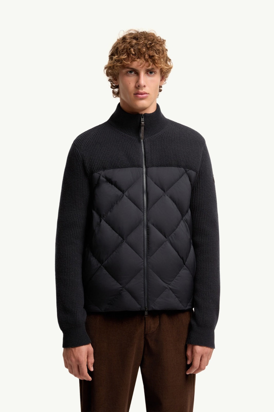 Moncler ქაშმირის კარდიგანი ღინღლით