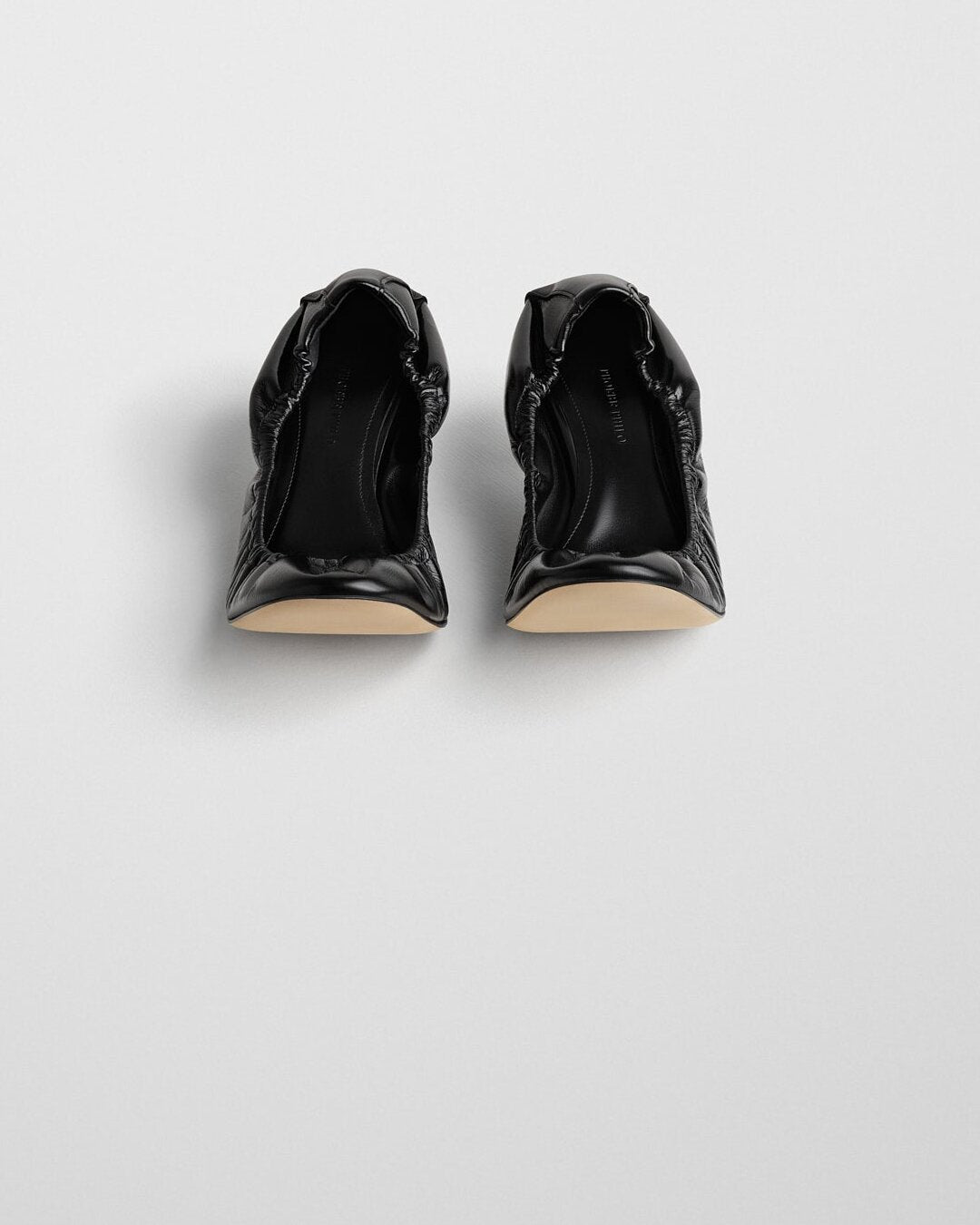 Phoebe Philo ტყავის ტუფლი Low Pucker 45