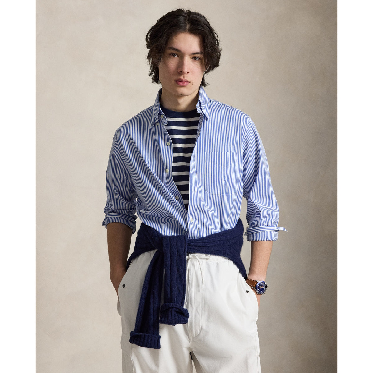 Polo Ralph Lauren ზოლიანი პერანგი Classic Fit