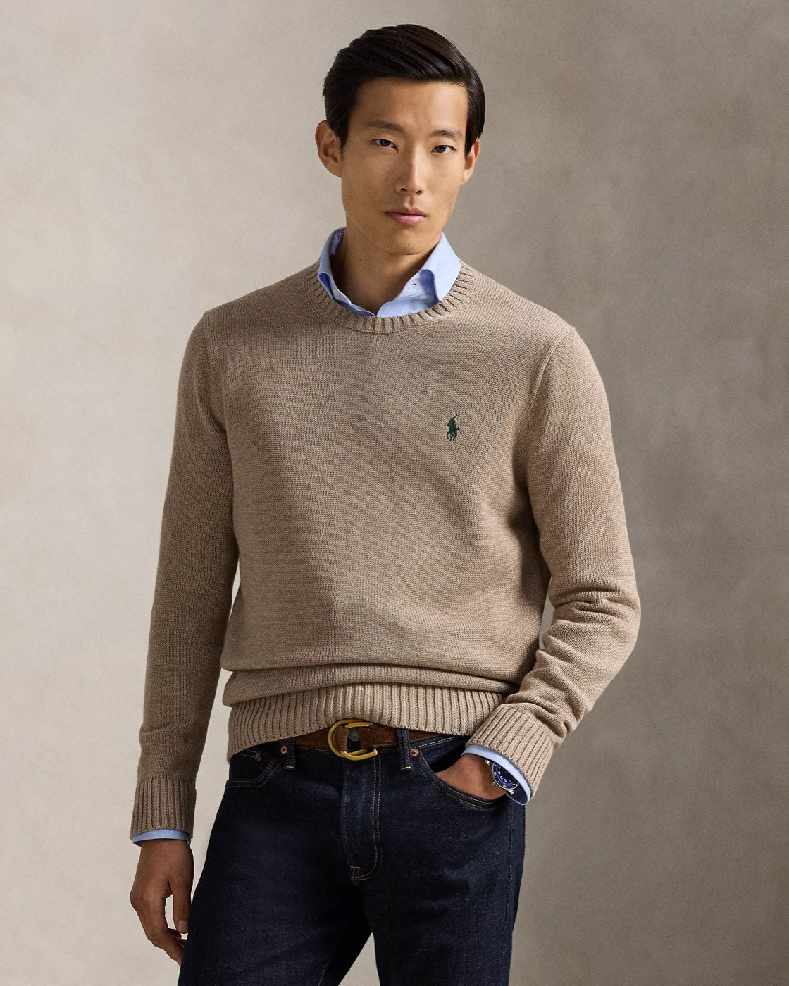 Polo Ralph Lauren ბამბის სვიტერი მრგვალი საყელოთი