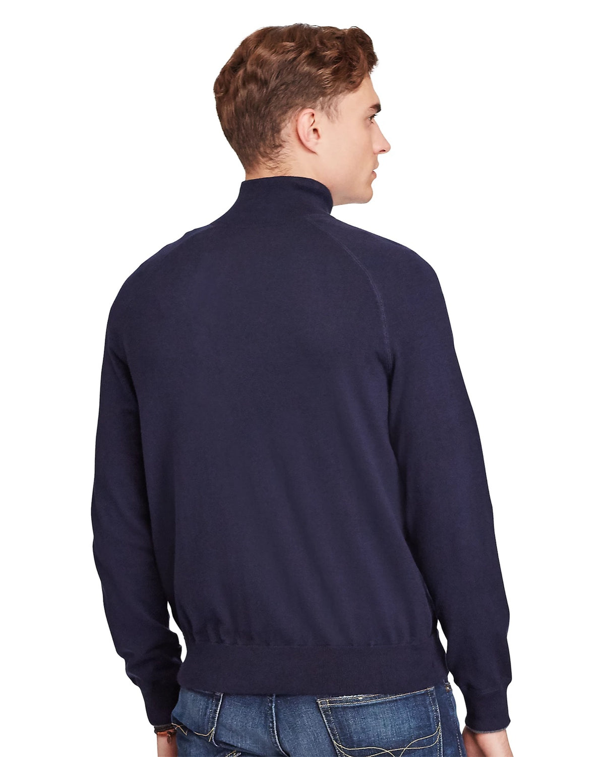 Polo Ralph Lauren ბამბის სვიტერი ელვით