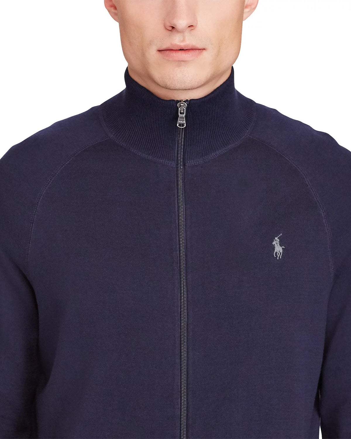 Polo Ralph Lauren ბამბის სვიტერი ელვით