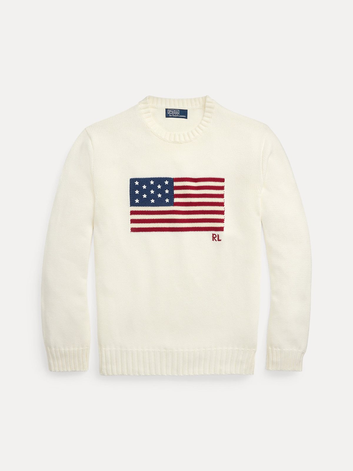 Polo Ralph Lauren სვიტერი ამერიკული დროშით
