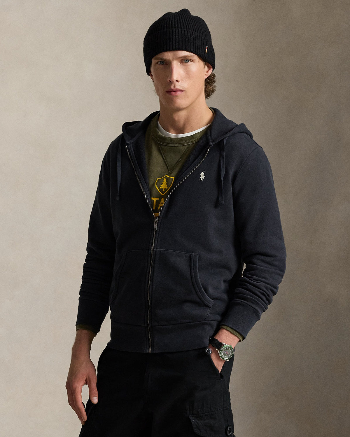 Polo Ralph Lauren ჰუდი ელვით