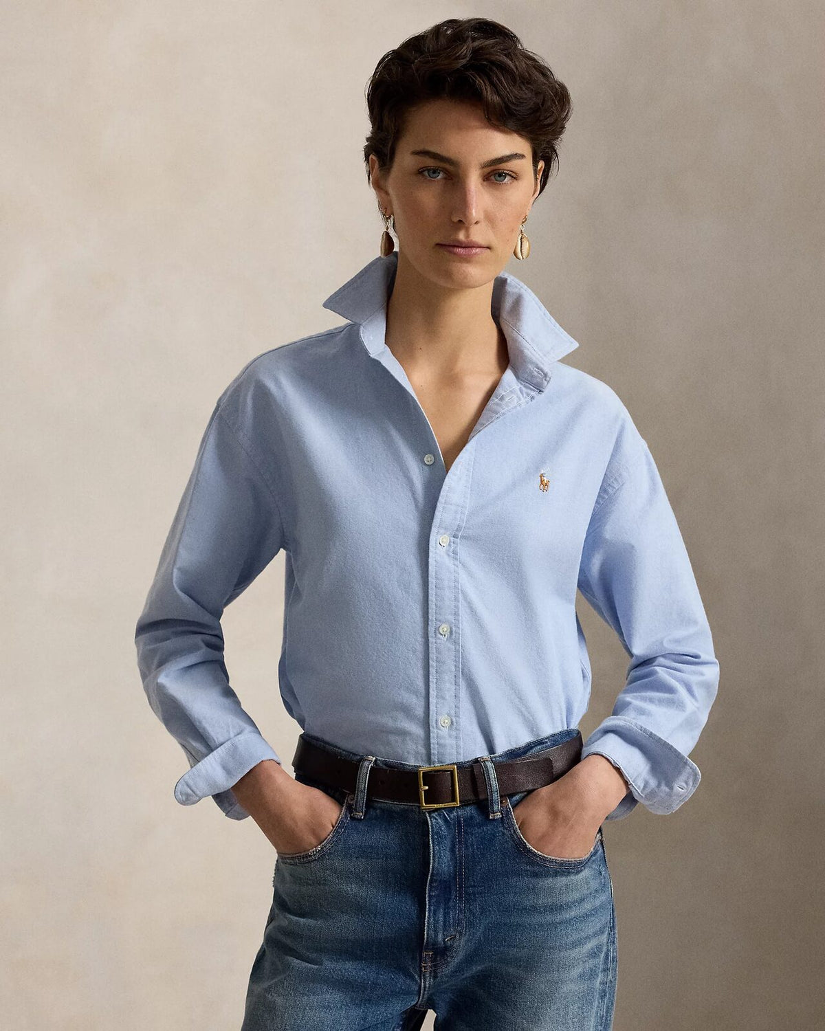 Polo Ralph Lauren თავისუფალი ოქსფორდის პერანგი