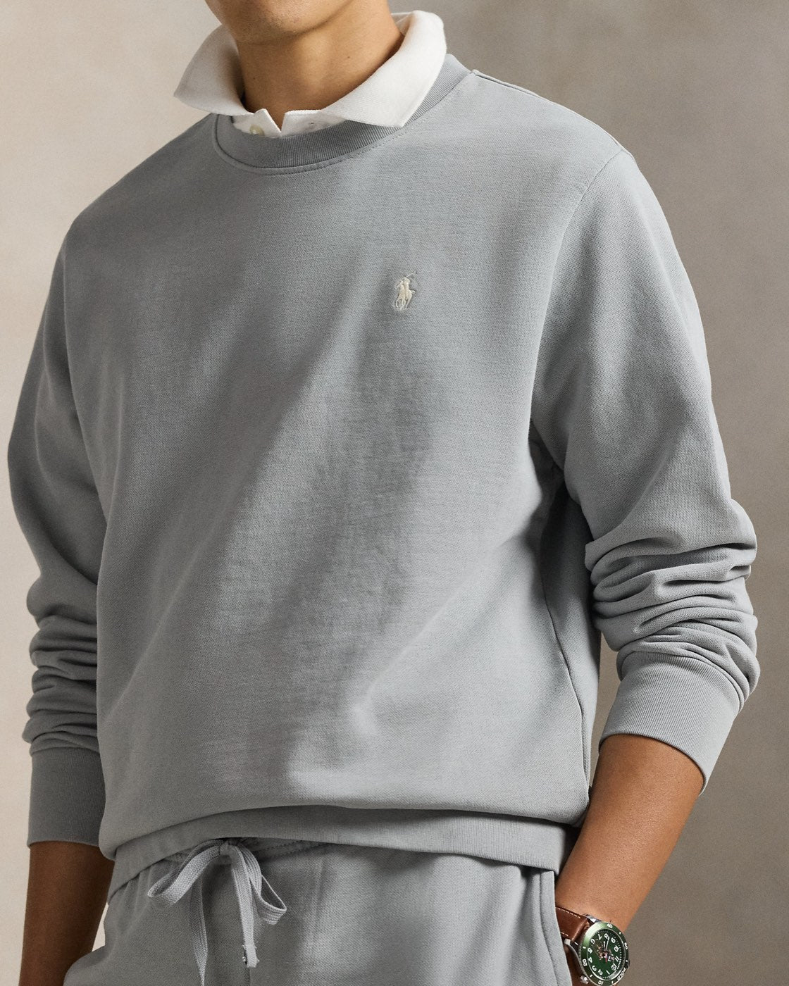Polo Ralph Lauren ბამბის სვიტშოტი, გარეცხილი