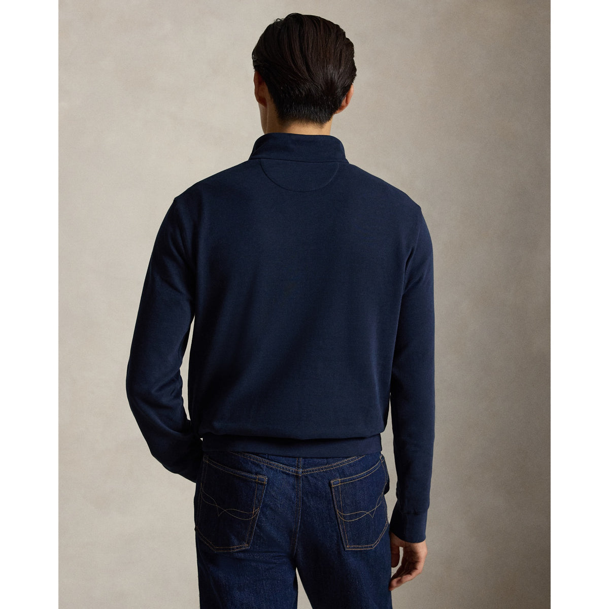 Polo Ralph Lauren ნახევრად ელვიანი სვიტერი Luxury Jersey