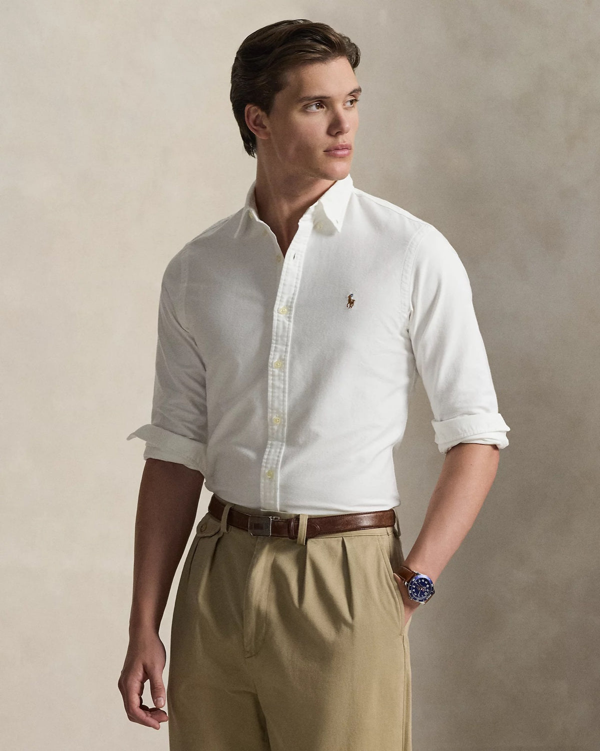 Polo Ralph Lauren ოქსფორდის პერანგი, ვიწრო ჭრა