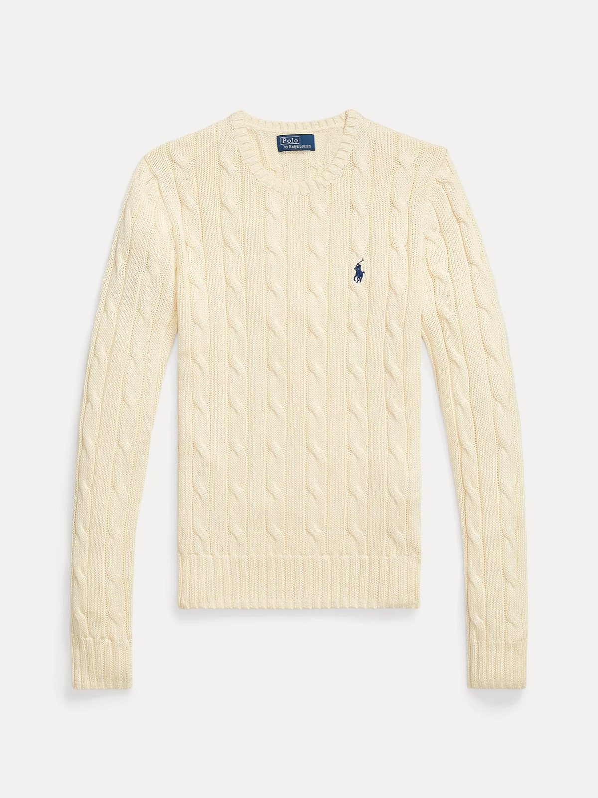 Polo Ralph Lauren წნული ბამბის სვიტერი