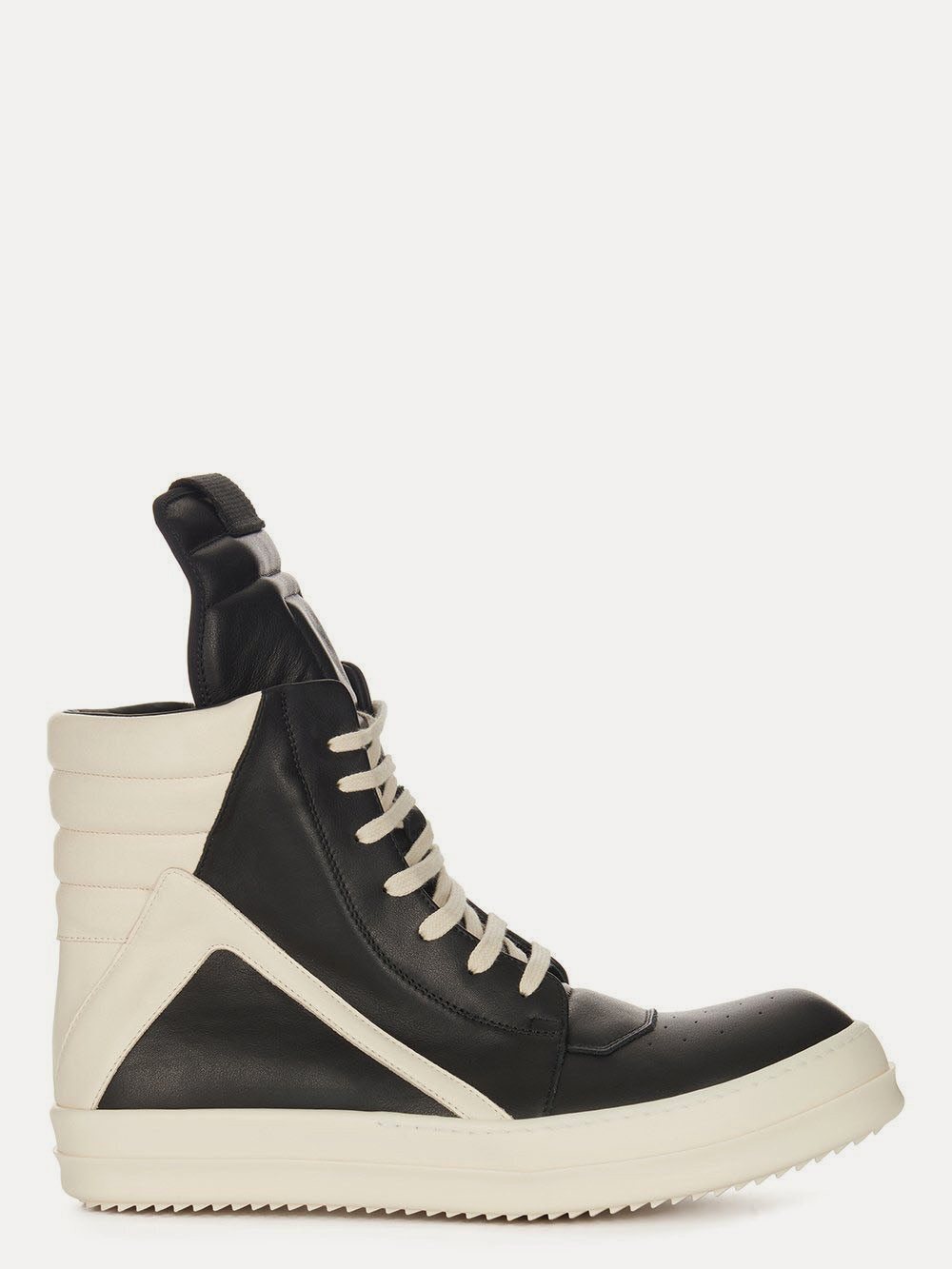 Rick Owens ტყავის მაღალი კედები Geobasket