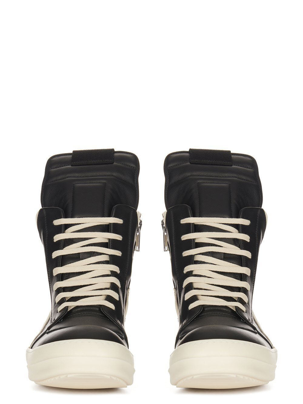 Rick Owens ტყავის მაღალი კედები Geobasket