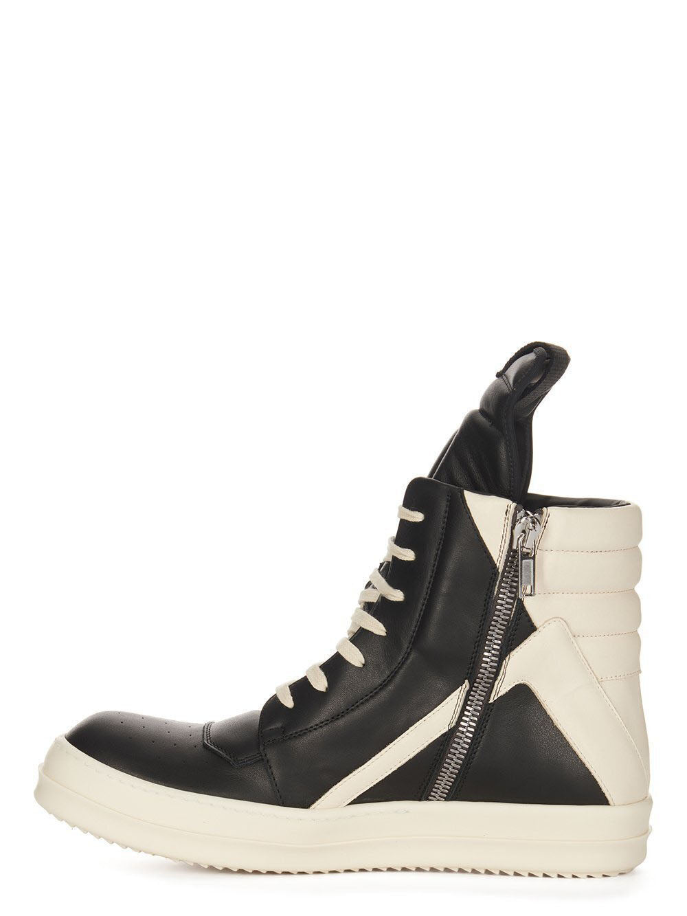 Rick Owens ტყავის მაღალი კედები Geobasket