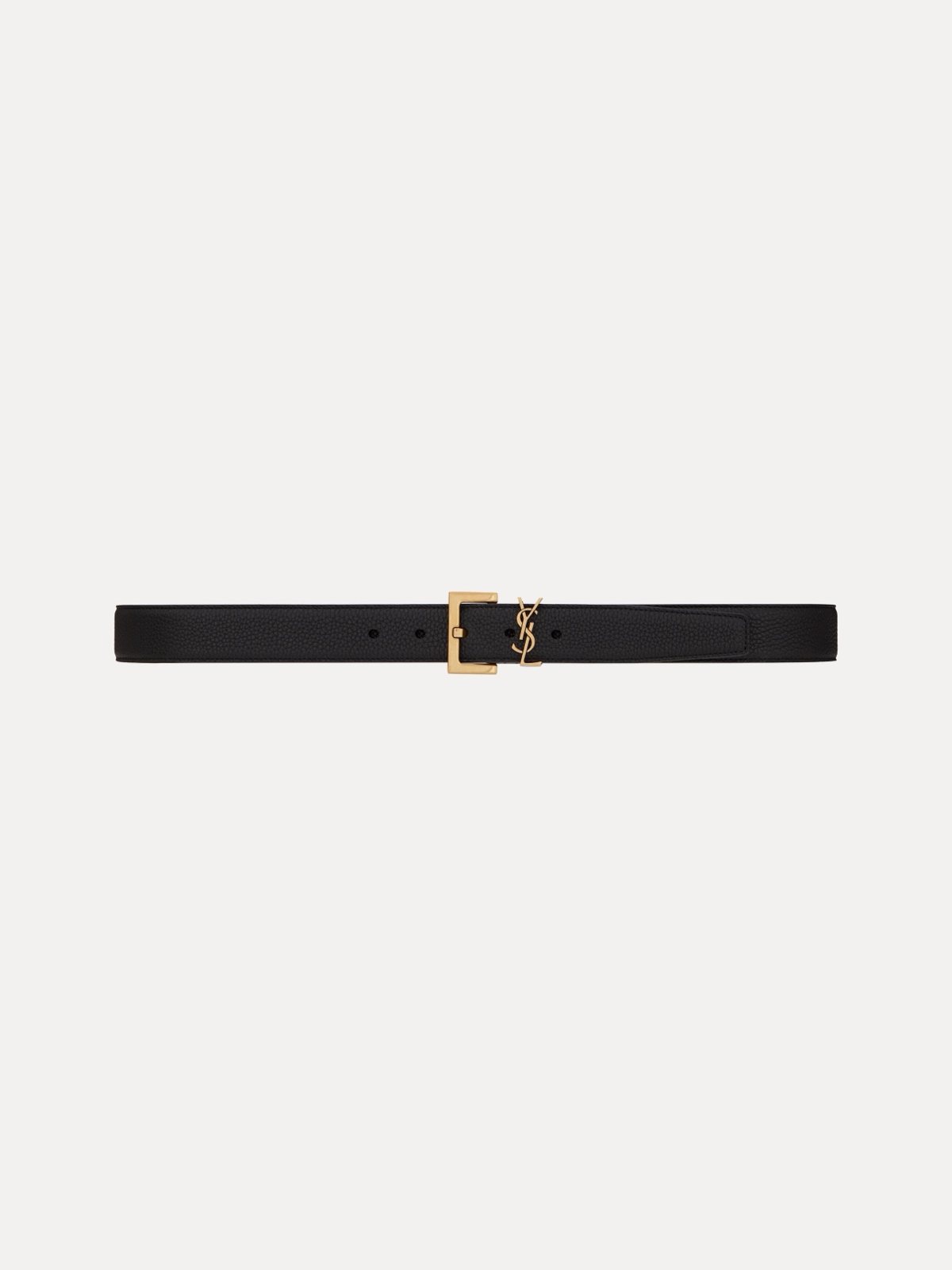 Saint Laurent ტყავის ქამარი Cassandre