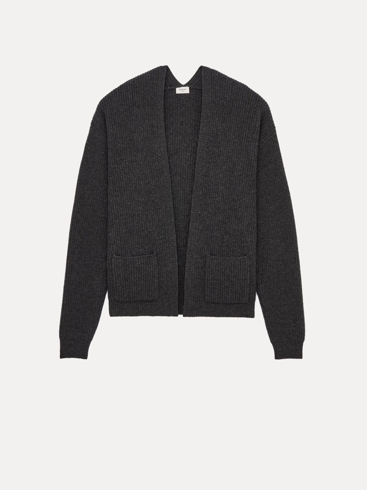 Saint Laurent ზოლიანი მატყლის კარდიგანი