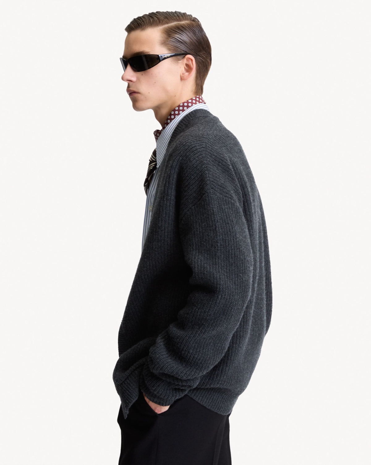 Saint Laurent V-back cardigan