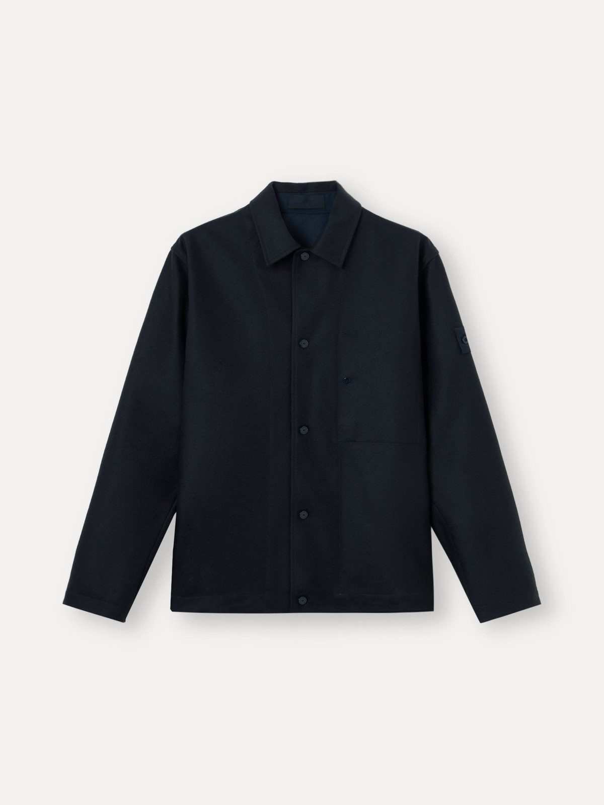 Stone Island მატყლის პერანგი-ქურთუკი Ghost 1200020