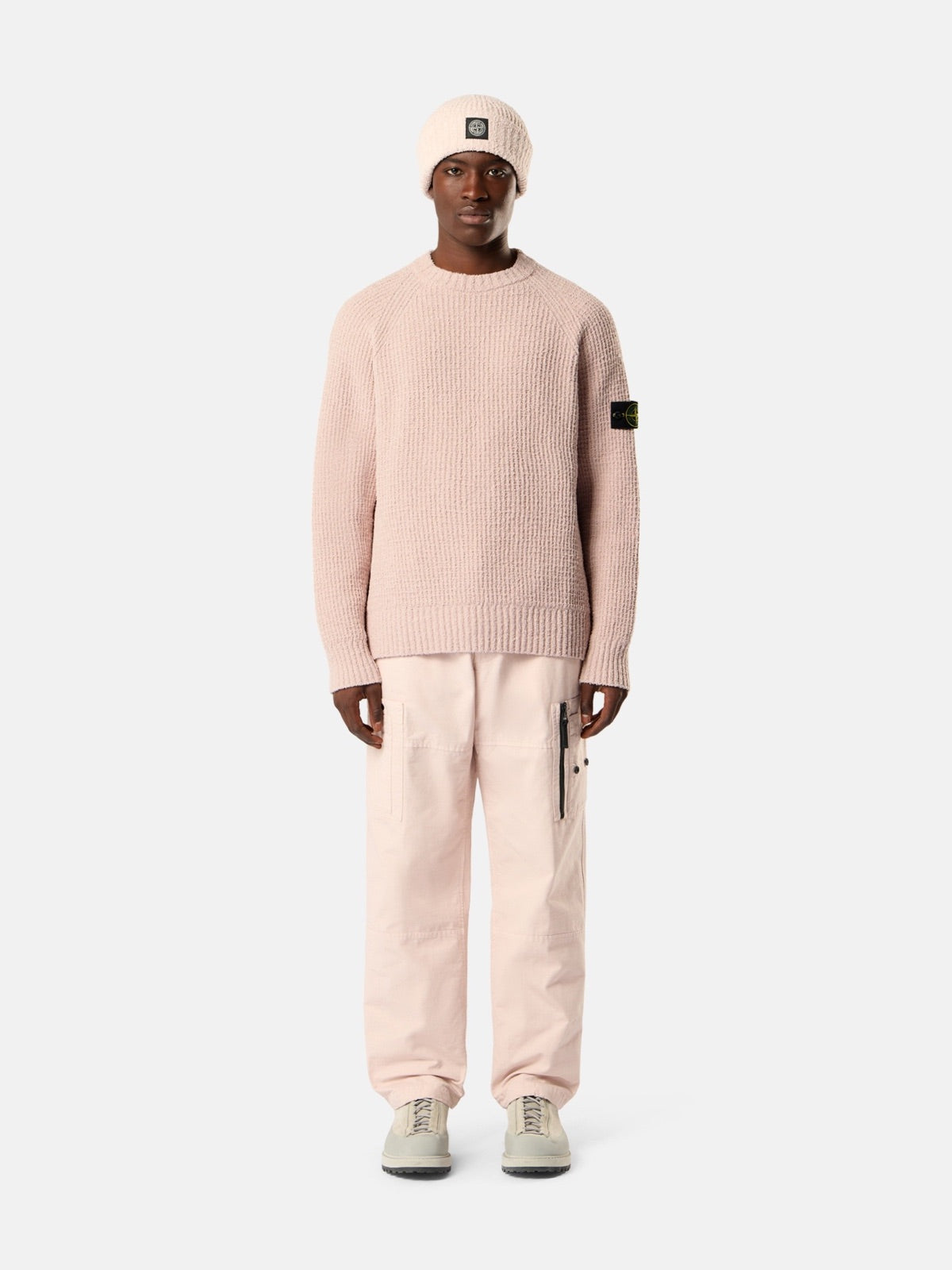 Stone Island ბამბის ბუკლე სვიტერი 5100001