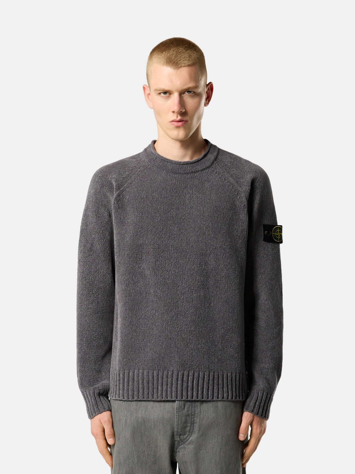 Stone Island ბამბის შენილის სვიტერი 5100013
