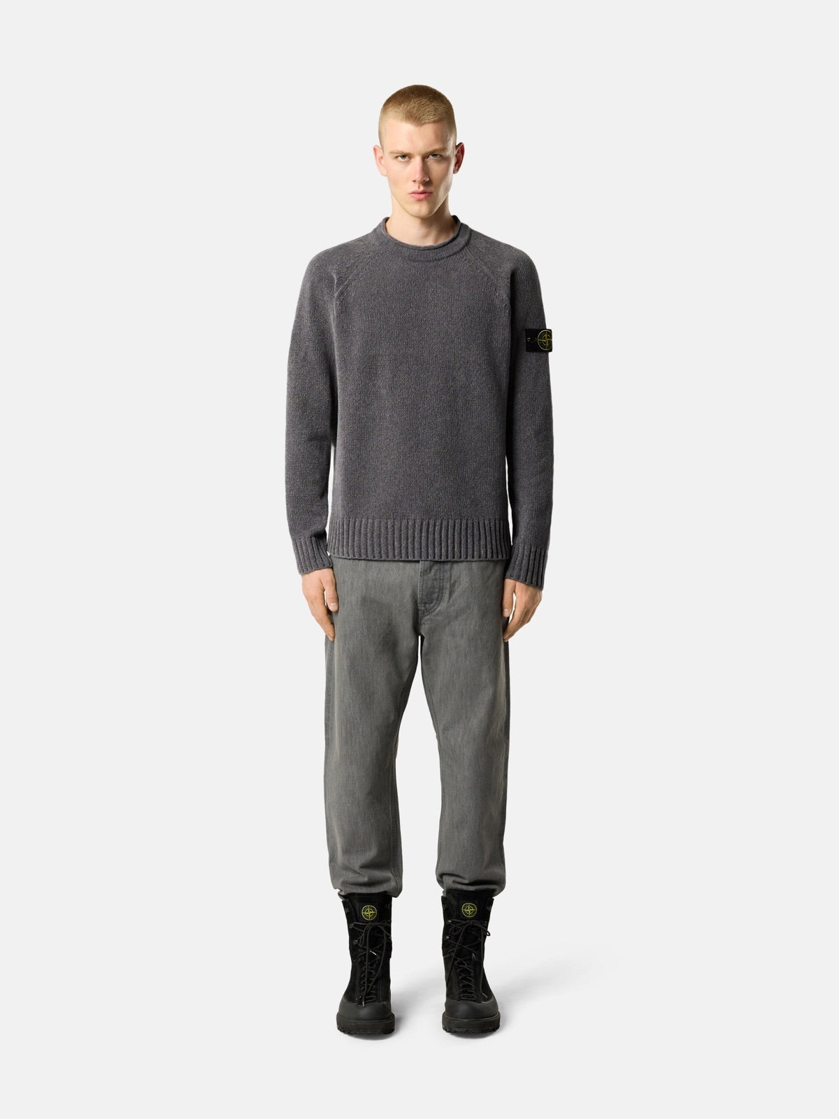 Stone Island ბამბის შენილის სვიტერი 5100013
