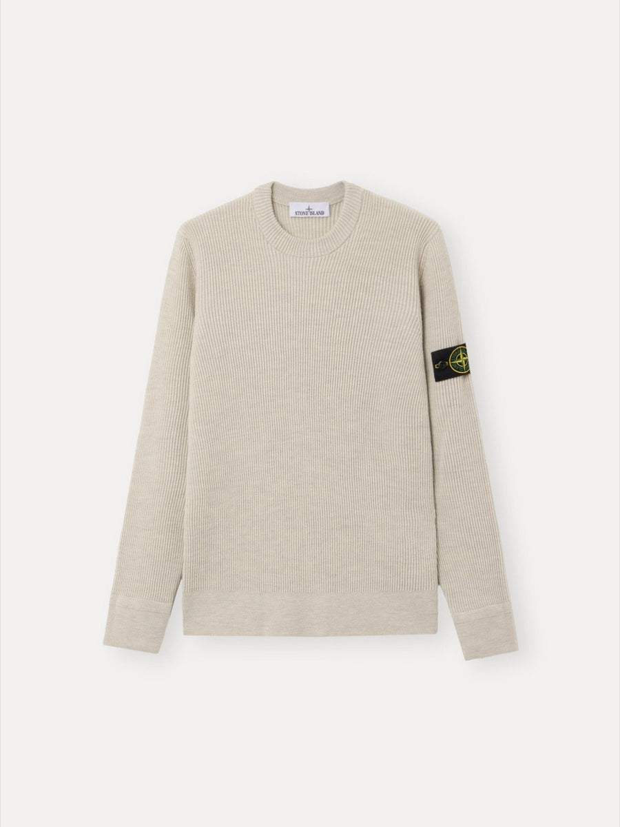 5100053 Full Rib RWS Wool Crewneck Sweater
