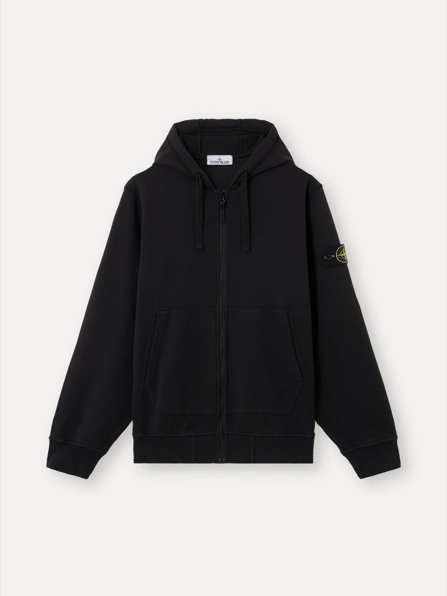 6100061 Organic Cotton Fleece Zip-Up Hooded Sweatshirt