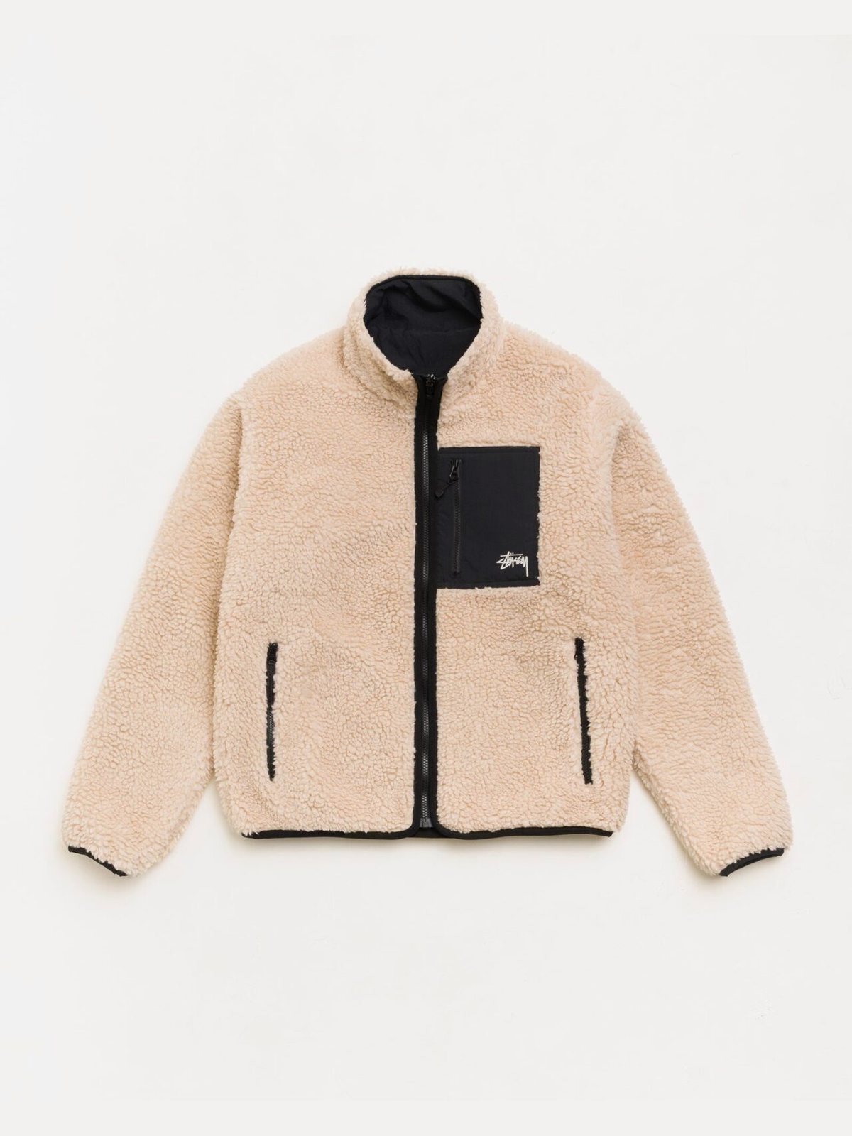 Stüssy ორმხრივი ფლისის ქურთუკი