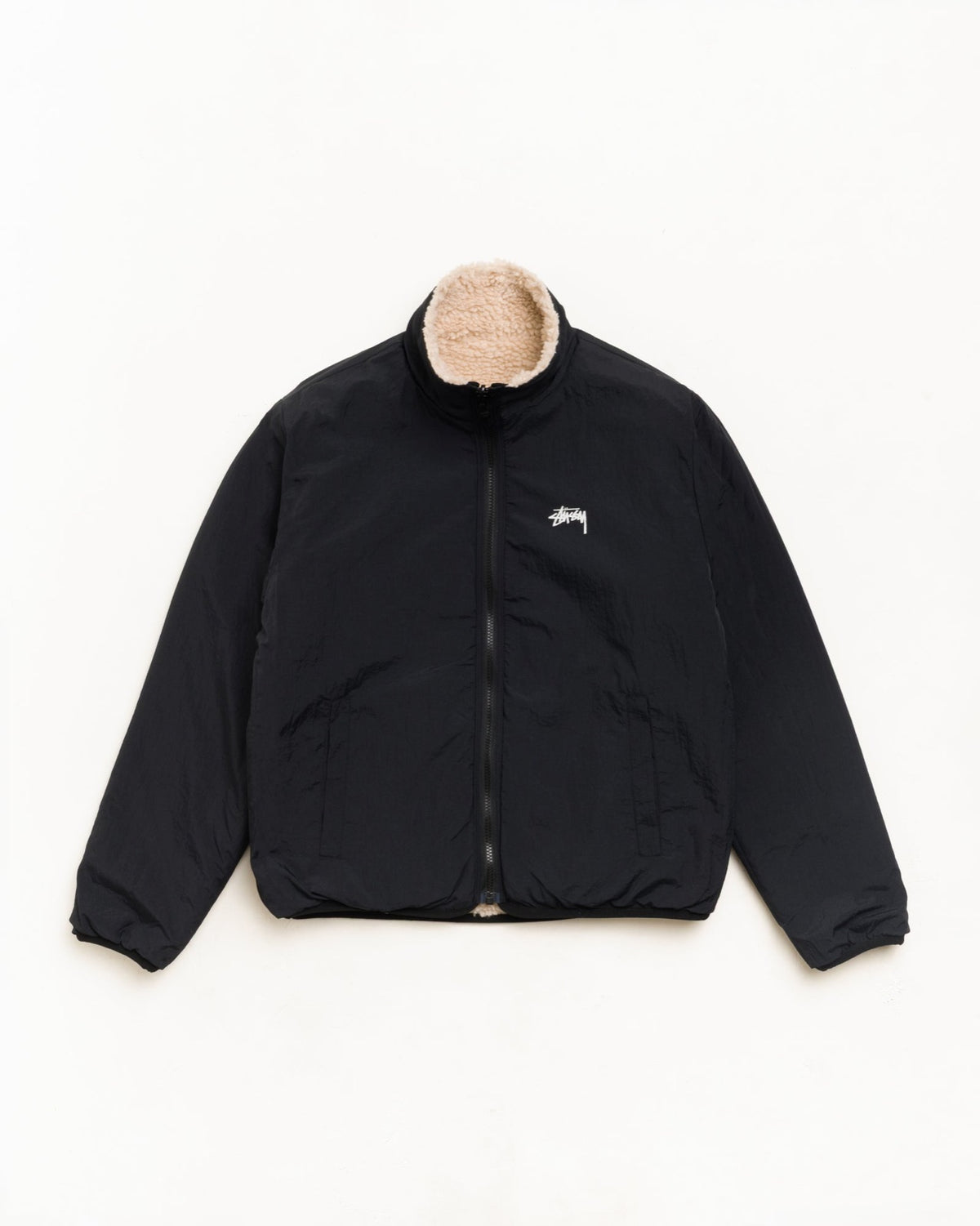 Stüssy ორმხრივი ფლისის ქურთუკი