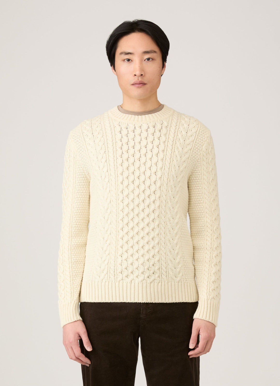 Sunspel წნული სვიტერი