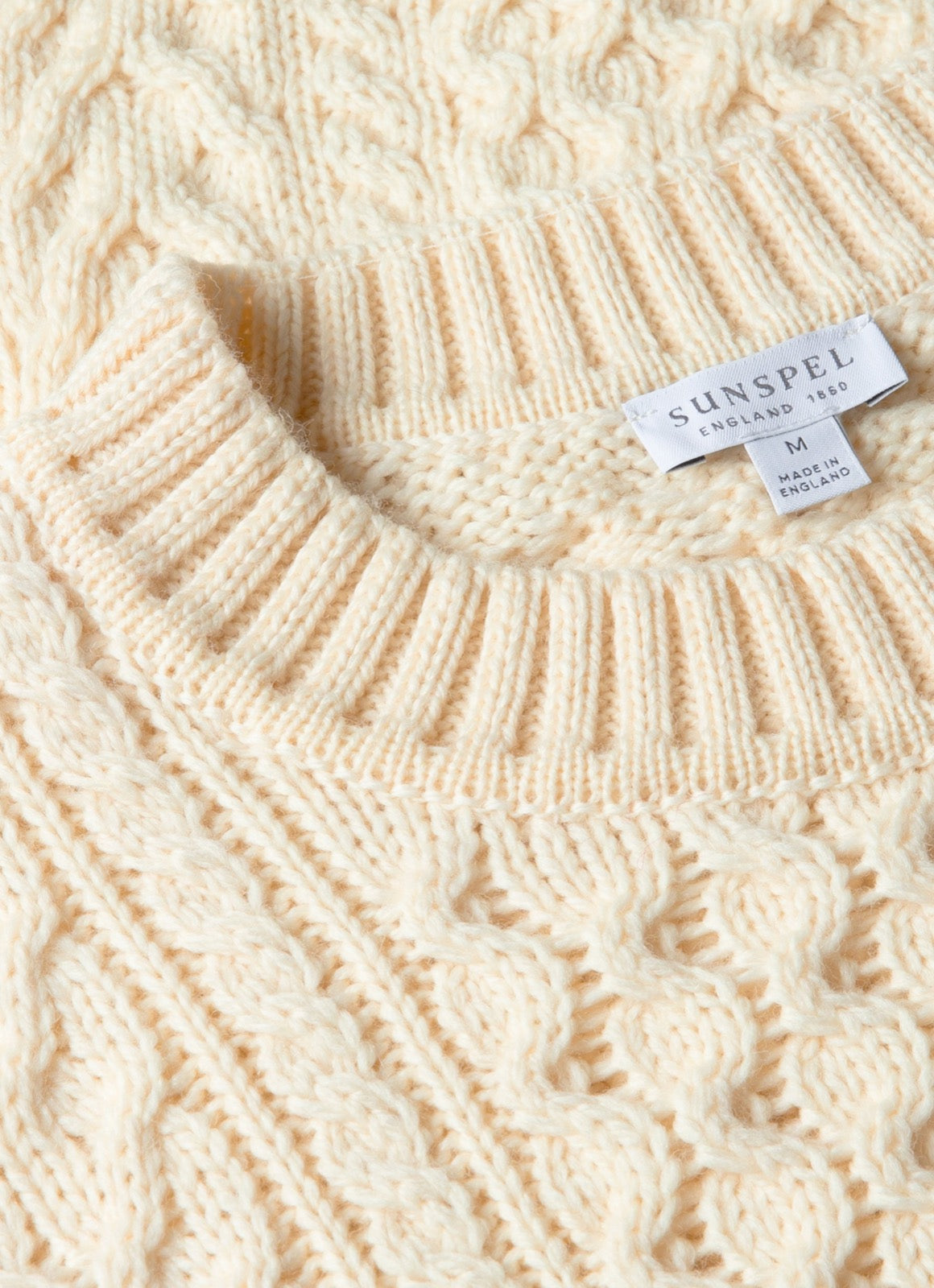 Sunspel წნული სვიტერი