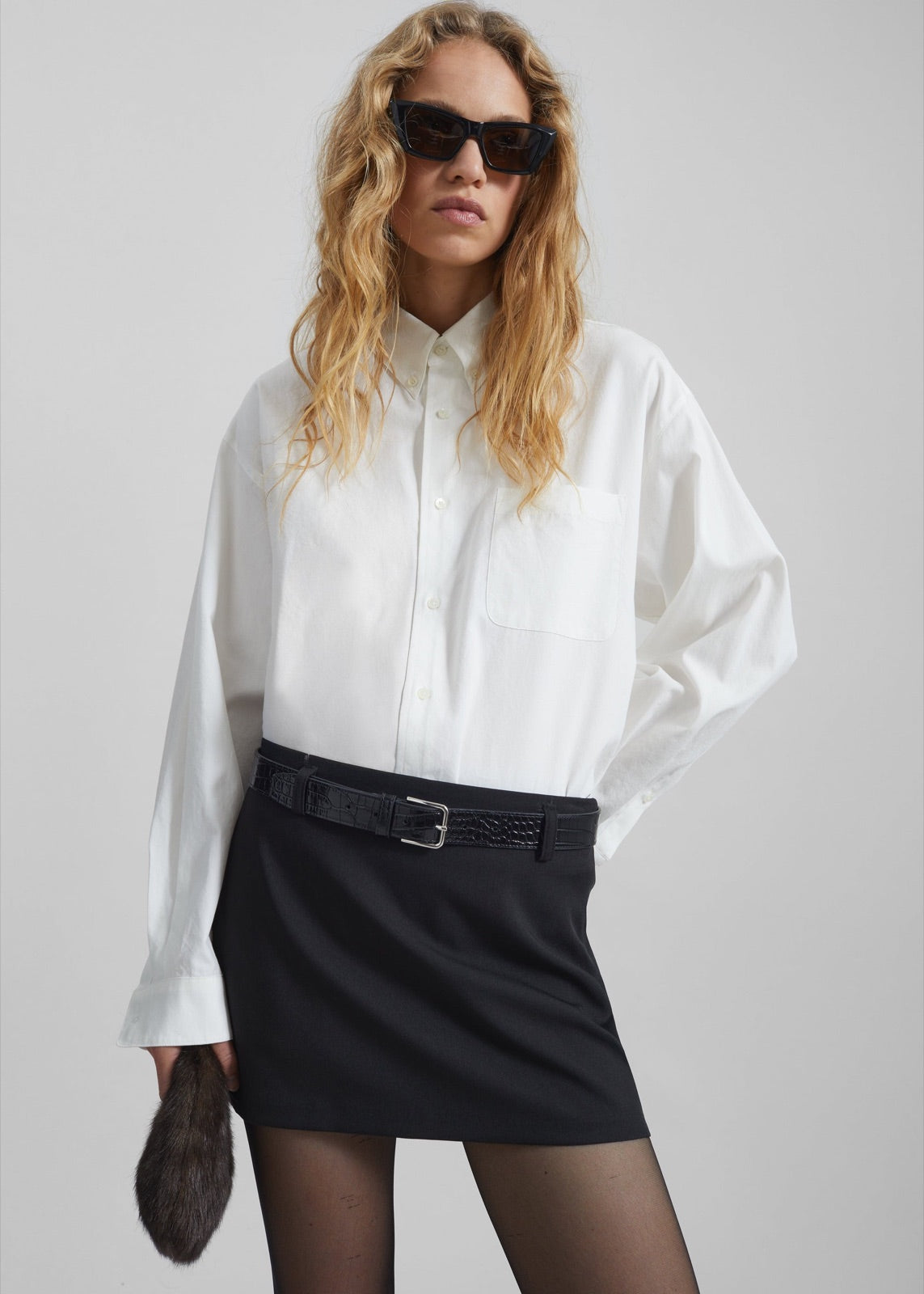 The Frankie Shop ოქსფორდის პერანგი Bijnor