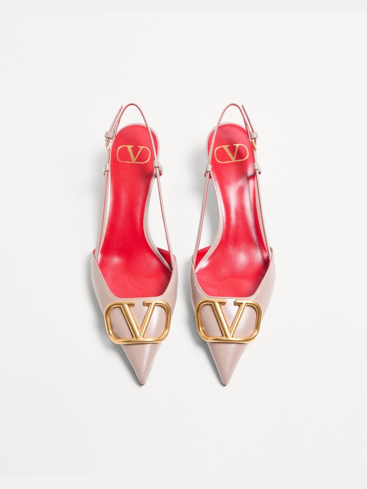 Valentino ტყავის ტუფლი VLogo Signature, 4 სმ
