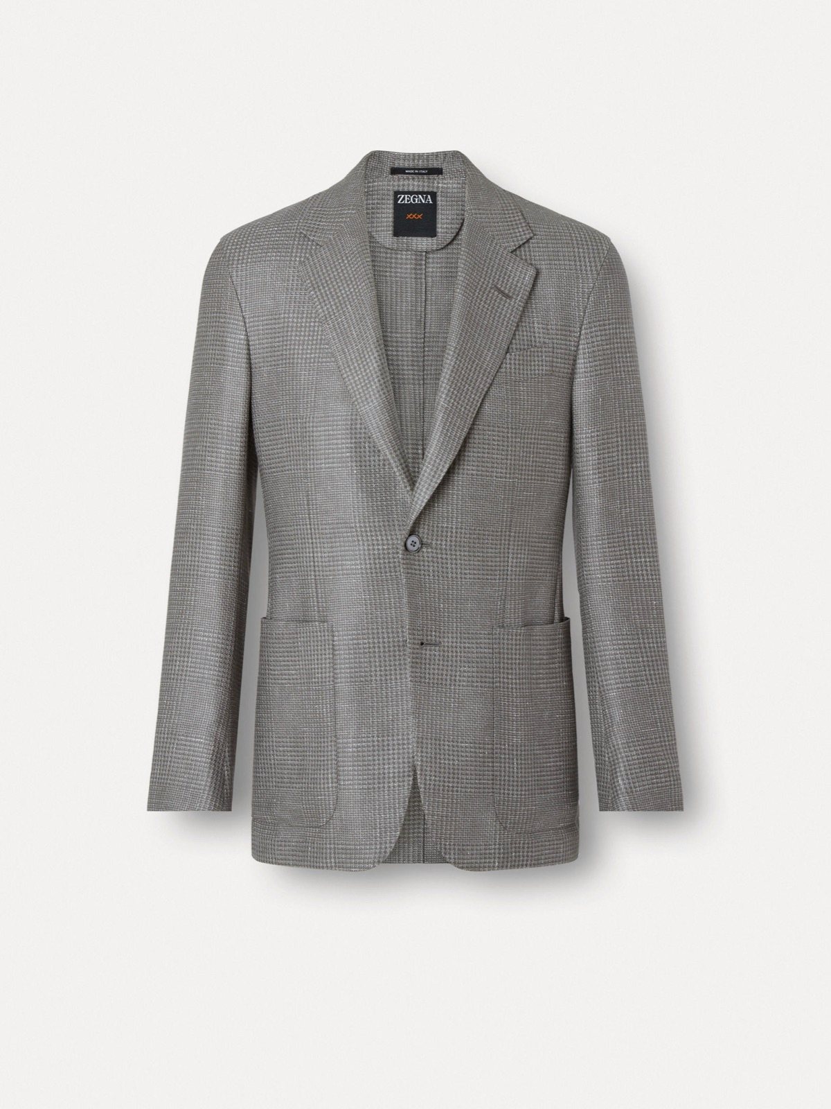 Zegna მსუბუქი უჯრედიანი პიჯაკი